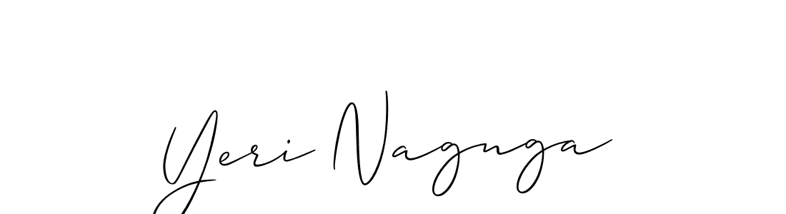 You should practise on your own different ways (Allison_Script) to write your name (Yeri Nagnga) in signature. don't let someone else do it for you. Yeri Nagnga signature style 2 images and pictures png