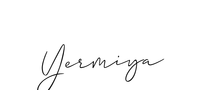 Best and Professional Signature Style for Yermiya. Allison_Script Best Signature Style Collection. Yermiya signature style 2 images and pictures png