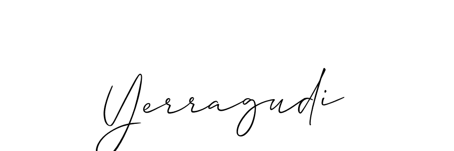 Also we have Yerragudi name is the best signature style. Create professional handwritten signature collection using Allison_Script autograph style. Yerragudi signature style 2 images and pictures png