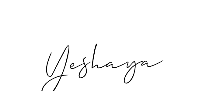 The best way (Allison_Script) to make a short signature is to pick only two or three words in your name. The name Yeshaya include a total of six letters. For converting this name. Yeshaya signature style 2 images and pictures png