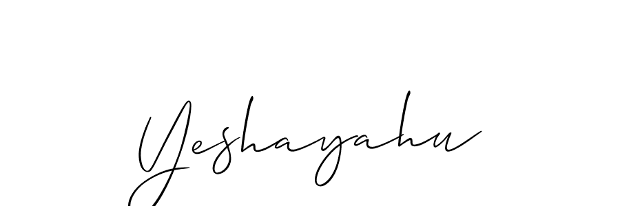 It looks lik you need a new signature style for name Yeshayahu. Design unique handwritten (Allison_Script) signature with our free signature maker in just a few clicks. Yeshayahu signature style 2 images and pictures png