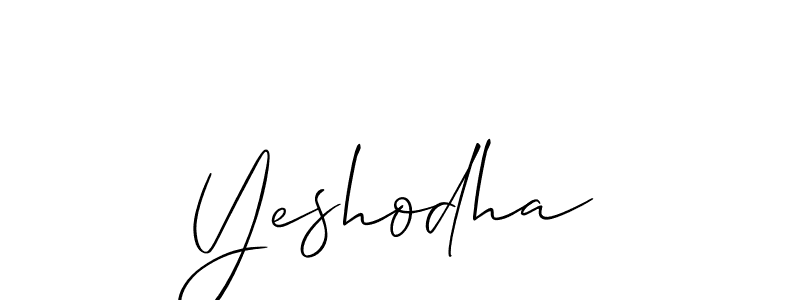You should practise on your own different ways (Allison_Script) to write your name (Yeshodha) in signature. don't let someone else do it for you. Yeshodha signature style 2 images and pictures png