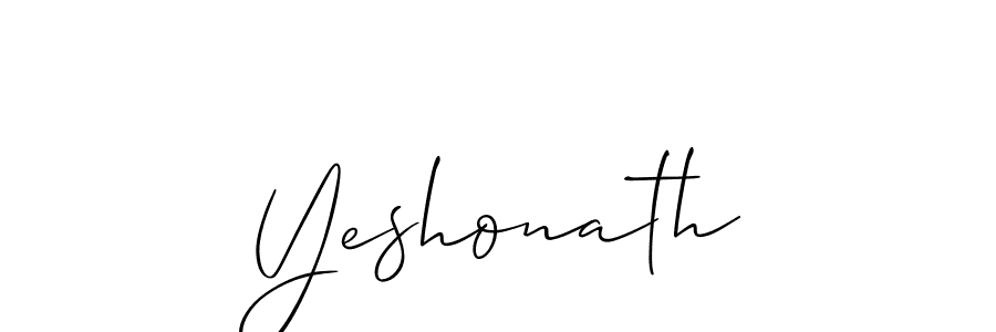 How to make Yeshonath name signature. Use Allison_Script style for creating short signs online. This is the latest handwritten sign. Yeshonath signature style 2 images and pictures png