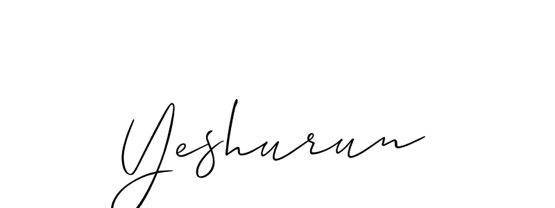 Once you've used our free online signature maker to create your best signature Allison_Script style, it's time to enjoy all of the benefits that Yeshurun name signing documents. Yeshurun signature style 2 images and pictures png