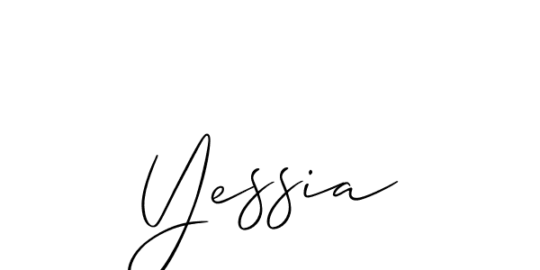 Best and Professional Signature Style for Yessia. Allison_Script Best Signature Style Collection. Yessia signature style 2 images and pictures png