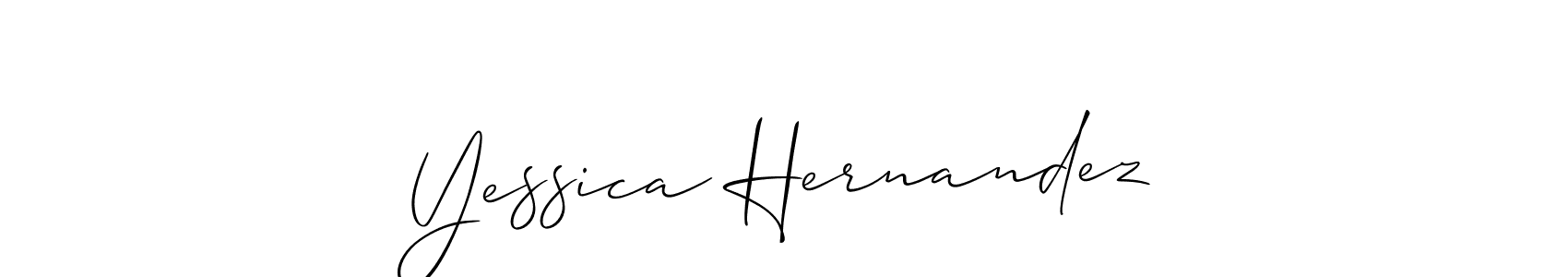 Make a beautiful signature design for name Yessica Hernandez. Use this online signature maker to create a handwritten signature for free. Yessica Hernandez signature style 2 images and pictures png