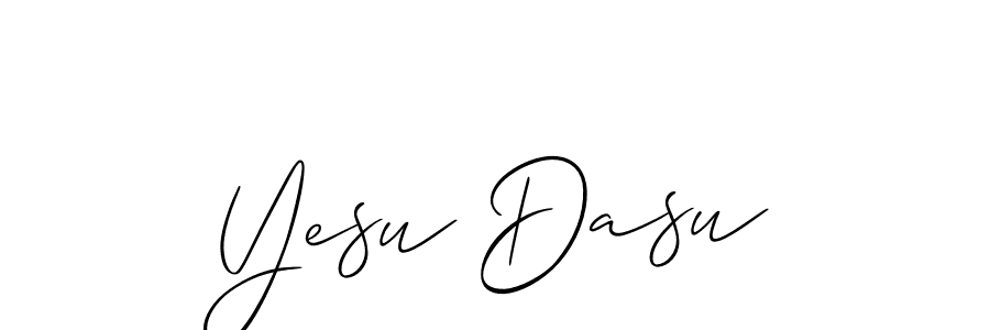 Yesu Dasu stylish signature style. Best Handwritten Sign (Allison_Script) for my name. Handwritten Signature Collection Ideas for my name Yesu Dasu. Yesu Dasu signature style 2 images and pictures png