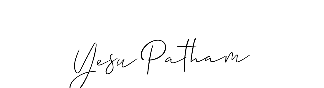 You can use this online signature creator to create a handwritten signature for the name Yesu Patham. This is the best online autograph maker. Yesu Patham signature style 2 images and pictures png