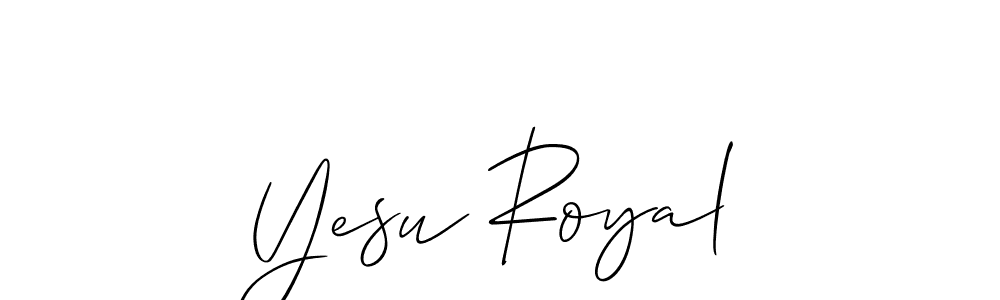 You can use this online signature creator to create a handwritten signature for the name Yesu Royal. This is the best online autograph maker. Yesu Royal signature style 2 images and pictures png