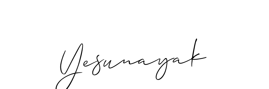 Once you've used our free online signature maker to create your best signature Allison_Script style, it's time to enjoy all of the benefits that Yesunayak name signing documents. Yesunayak signature style 2 images and pictures png