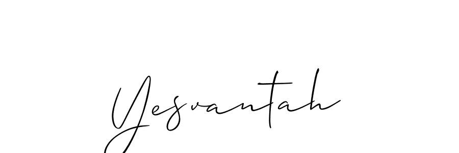 The best way (Allison_Script) to make a short signature is to pick only two or three words in your name. The name Yesvantah include a total of six letters. For converting this name. Yesvantah signature style 2 images and pictures png