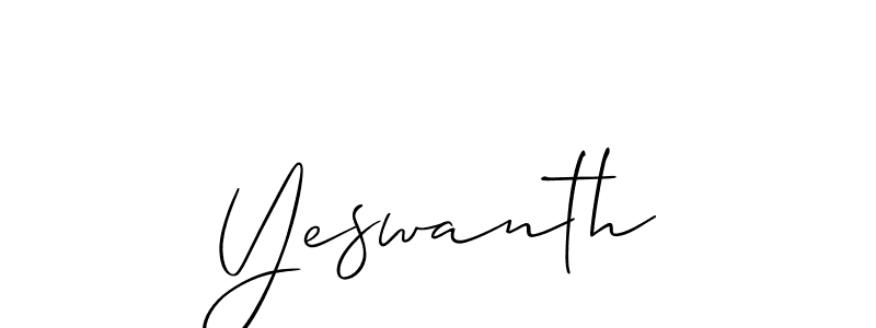 Best and Professional Signature Style for Yeswanth. Allison_Script Best Signature Style Collection. Yeswanth signature style 2 images and pictures png