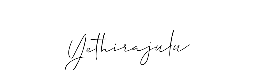 Make a beautiful signature design for name Yethirajulu. Use this online signature maker to create a handwritten signature for free. Yethirajulu signature style 2 images and pictures png