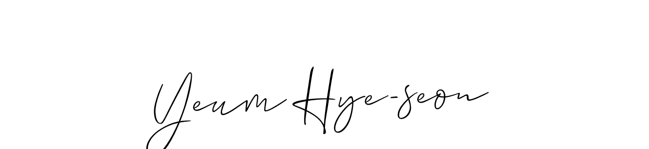 Here are the top 10 professional signature styles for the name Yeum Hye-seon. These are the best autograph styles you can use for your name. Yeum Hye-seon signature style 2 images and pictures png