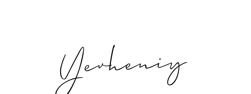 Make a beautiful signature design for name Yevheniy. Use this online signature maker to create a handwritten signature for free. Yevheniy signature style 2 images and pictures png