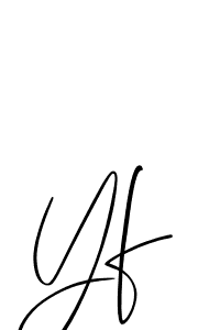 How to make Yf name signature. Use Allison_Script style for creating short signs online. This is the latest handwritten sign. Yf signature style 2 images and pictures png