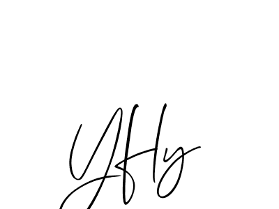 Make a short Yfly signature style. Manage your documents anywhere anytime using Allison_Script. Create and add eSignatures, submit forms, share and send files easily. Yfly signature style 2 images and pictures png
