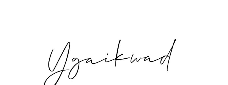 Make a beautiful signature design for name Ygaikwad. Use this online signature maker to create a handwritten signature for free. Ygaikwad signature style 2 images and pictures png