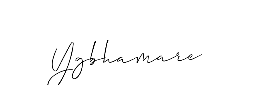 Best and Professional Signature Style for Ygbhamare. Allison_Script Best Signature Style Collection. Ygbhamare signature style 2 images and pictures png