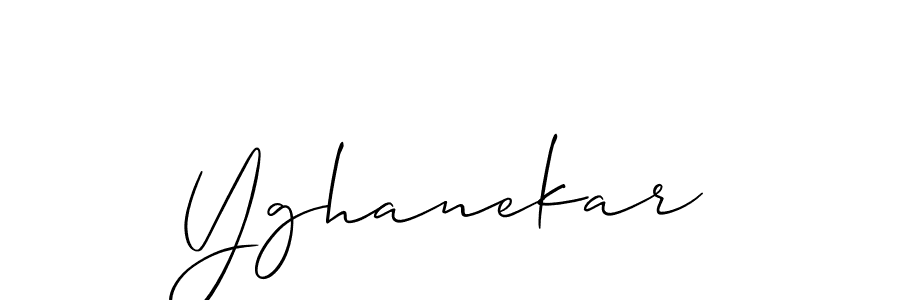 Also You can easily find your signature by using the search form. We will create Yghanekar name handwritten signature images for you free of cost using Allison_Script sign style. Yghanekar signature style 2 images and pictures png