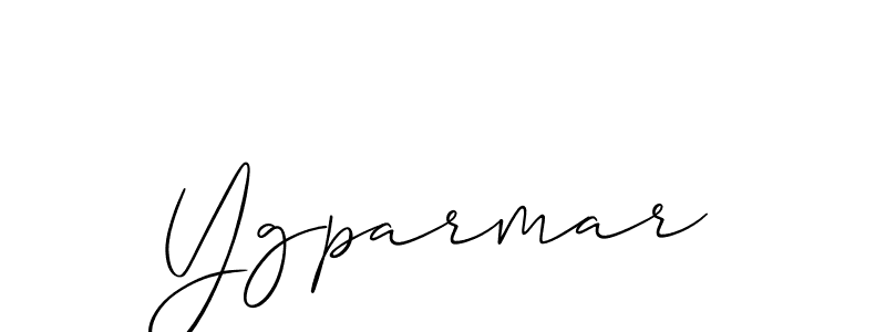 Ygparmar stylish signature style. Best Handwritten Sign (Allison_Script) for my name. Handwritten Signature Collection Ideas for my name Ygparmar. Ygparmar signature style 2 images and pictures png