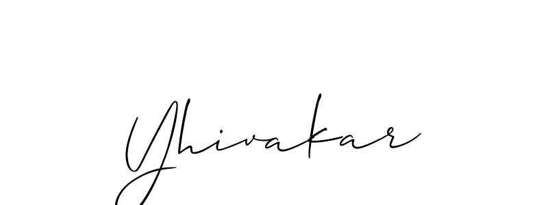 Similarly Allison_Script is the best handwritten signature design. Signature creator online .You can use it as an online autograph creator for name Yhivakar. Yhivakar signature style 2 images and pictures png