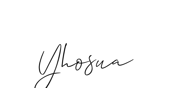 Once you've used our free online signature maker to create your best signature Allison_Script style, it's time to enjoy all of the benefits that Yhosua name signing documents. Yhosua signature style 2 images and pictures png