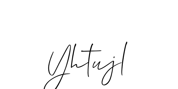 Also we have Yhtujl name is the best signature style. Create professional handwritten signature collection using Allison_Script autograph style. Yhtujl signature style 2 images and pictures png