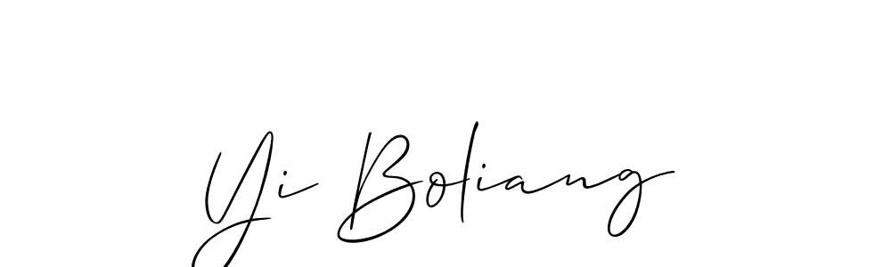 Here are the top 10 professional signature styles for the name Yi Boliang. These are the best autograph styles you can use for your name. Yi Boliang signature style 2 images and pictures png