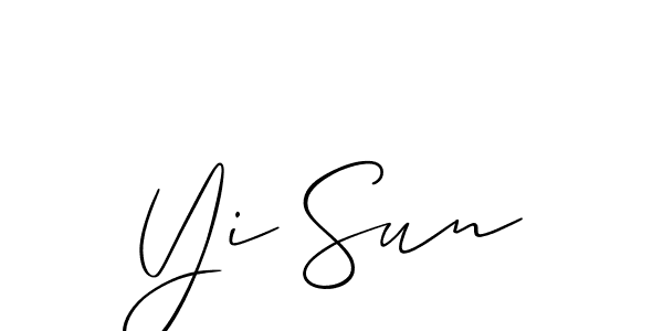 You can use this online signature creator to create a handwritten signature for the name Yi Sun. This is the best online autograph maker. Yi Sun signature style 2 images and pictures png