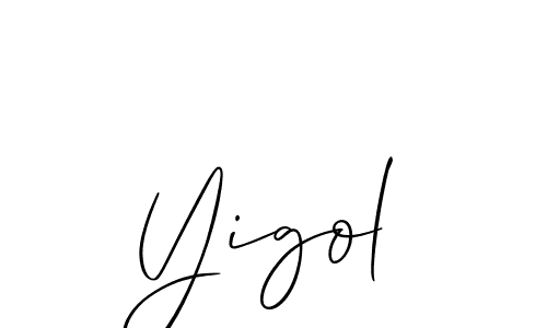 You can use this online signature creator to create a handwritten signature for the name Yigol. This is the best online autograph maker. Yigol signature style 2 images and pictures png