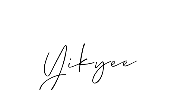 Make a short Yikyee signature style. Manage your documents anywhere anytime using Allison_Script. Create and add eSignatures, submit forms, share and send files easily. Yikyee signature style 2 images and pictures png