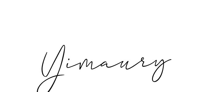 Best and Professional Signature Style for Yimaury. Allison_Script Best Signature Style Collection. Yimaury signature style 2 images and pictures png