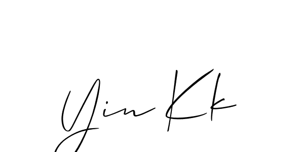 This is the best signature style for the Yin Kk name. Also you like these signature font (Allison_Script). Mix name signature. Yin Kk signature style 2 images and pictures png