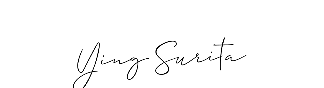 How to Draw Ying Surita signature style? Allison_Script is a latest design signature styles for name Ying Surita. Ying Surita signature style 2 images and pictures png