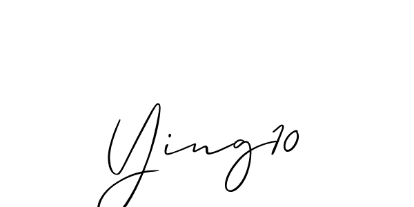 Make a beautiful signature design for name Ying10. Use this online signature maker to create a handwritten signature for free. Ying10 signature style 2 images and pictures png