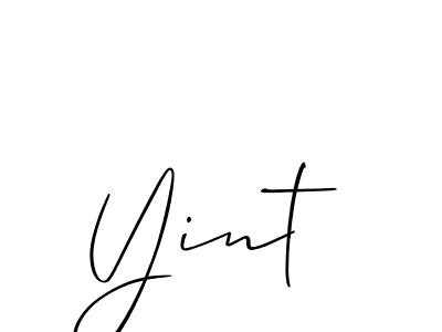 You can use this online signature creator to create a handwritten signature for the name Yint. This is the best online autograph maker. Yint signature style 2 images and pictures png