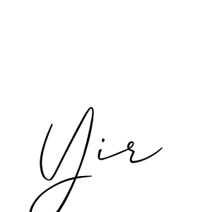 Make a beautiful signature design for name Yir. Use this online signature maker to create a handwritten signature for free. Yir signature style 2 images and pictures png