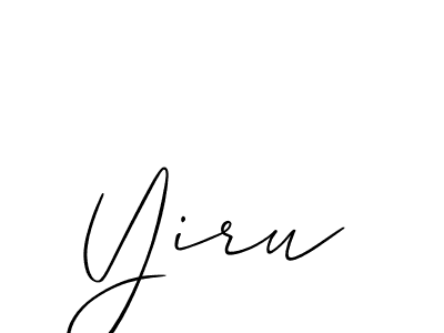 Here are the top 10 professional signature styles for the name Yiru. These are the best autograph styles you can use for your name. Yiru signature style 2 images and pictures png