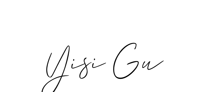 Here are the top 10 professional signature styles for the name Yisi Gu. These are the best autograph styles you can use for your name. Yisi Gu signature style 2 images and pictures png