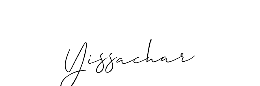 Make a beautiful signature design for name Yissachar. With this signature (Allison_Script) style, you can create a handwritten signature for free. Yissachar signature style 2 images and pictures png