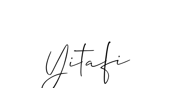 Best and Professional Signature Style for Yitafi. Allison_Script Best Signature Style Collection. Yitafi signature style 2 images and pictures png