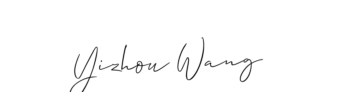 Best and Professional Signature Style for Yizhou Wang. Allison_Script Best Signature Style Collection. Yizhou Wang signature style 2 images and pictures png