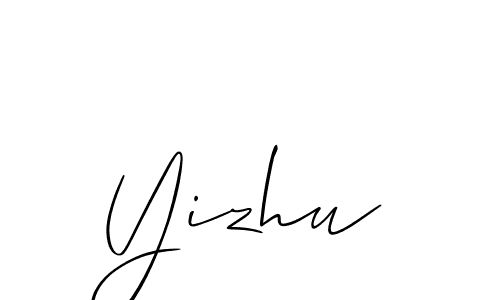 It looks lik you need a new signature style for name Yizhu. Design unique handwritten (Allison_Script) signature with our free signature maker in just a few clicks. Yizhu signature style 2 images and pictures png