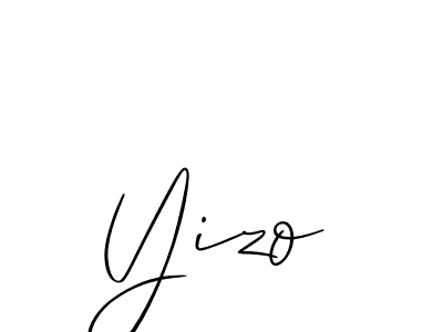 if you are searching for the best signature style for your name Yizo. so please give up your signature search. here we have designed multiple signature styles  using Allison_Script. Yizo signature style 2 images and pictures png