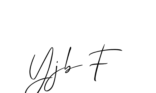 Here are the top 10 professional signature styles for the name Yjb F. These are the best autograph styles you can use for your name. Yjb F signature style 2 images and pictures png