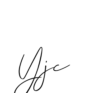 Once you've used our free online signature maker to create your best signature Allison_Script style, it's time to enjoy all of the benefits that Yjc name signing documents. Yjc signature style 2 images and pictures png