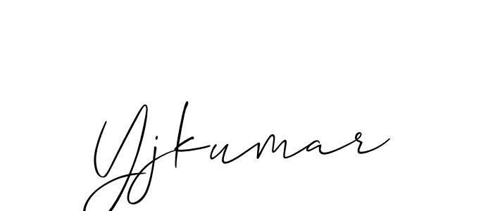 Make a beautiful signature design for name Yjkumar. Use this online signature maker to create a handwritten signature for free. Yjkumar signature style 2 images and pictures png