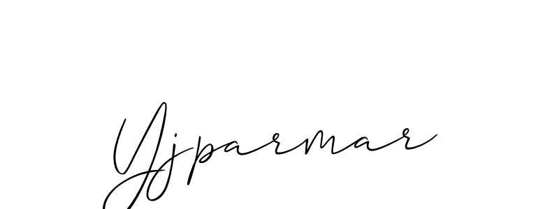 Best and Professional Signature Style for Yjparmar. Allison_Script Best Signature Style Collection. Yjparmar signature style 2 images and pictures png