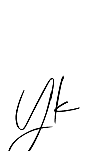 Similarly Allison_Script is the best handwritten signature design. Signature creator online .You can use it as an online autograph creator for name Yk. Yk signature style 2 images and pictures png